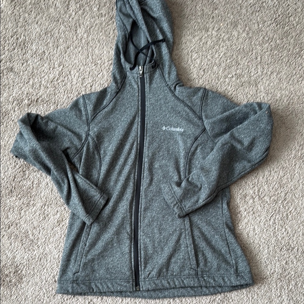 Columbia Gray Lightweight Zip-Up Jacket